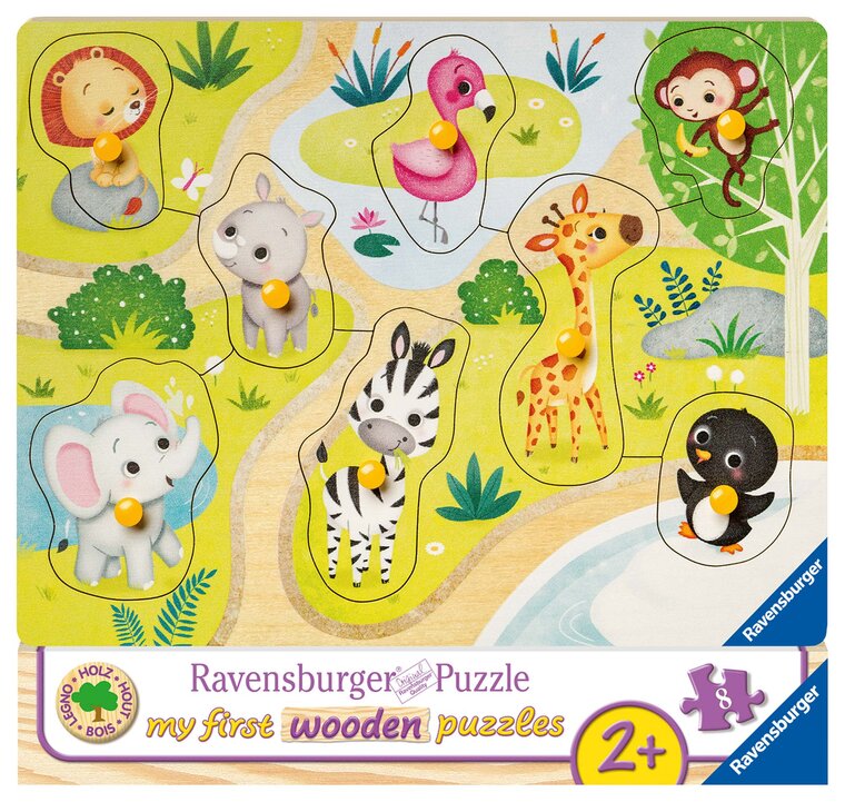 Product Image for Ravensburger Pussel - Vilda djur på Zoo 8 bitar