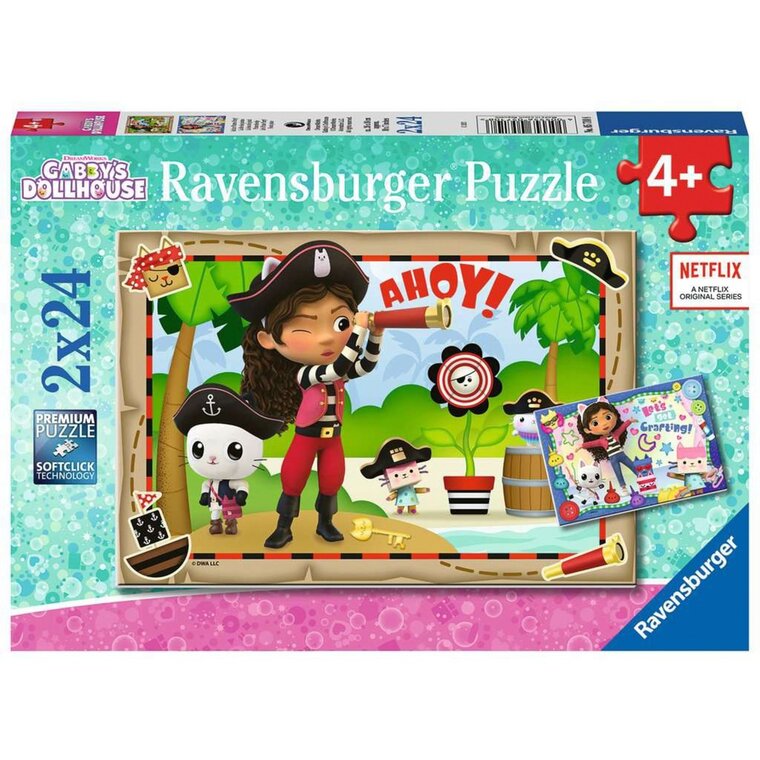 Product Image for Ravensburger Pussel - Gabby's Dollhouse 2x24 bitar