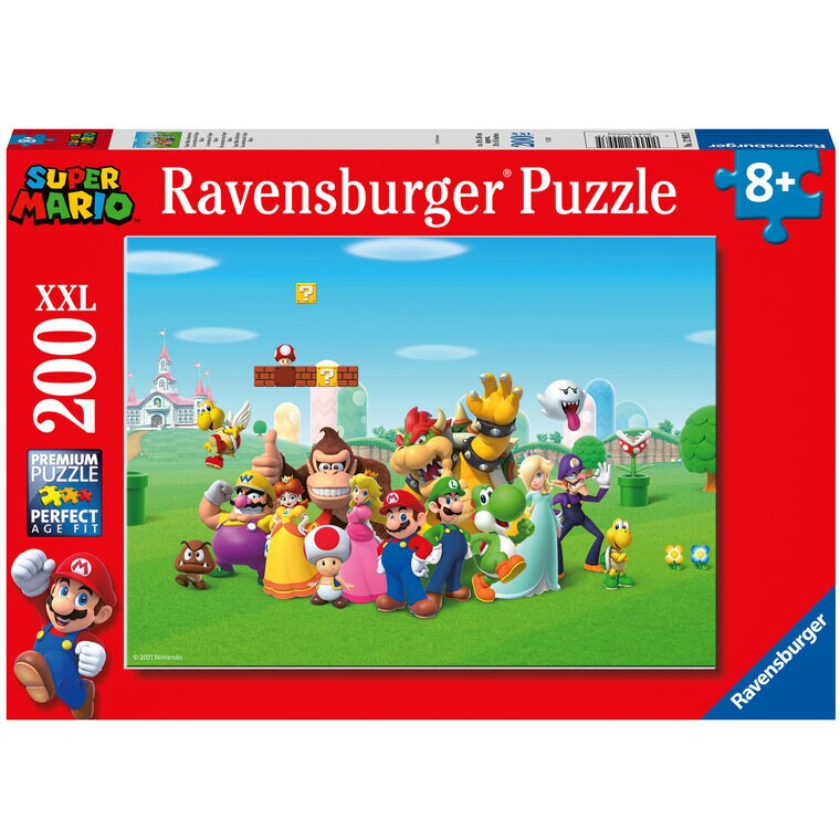 Product Image for Ravensburger Pussel - Super Mario Äventyr 200 bitar XXL