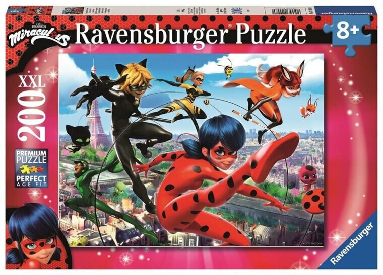 Product Image for Ravensburger Pussel - Miraculous Ladybug 200 bitar XXL