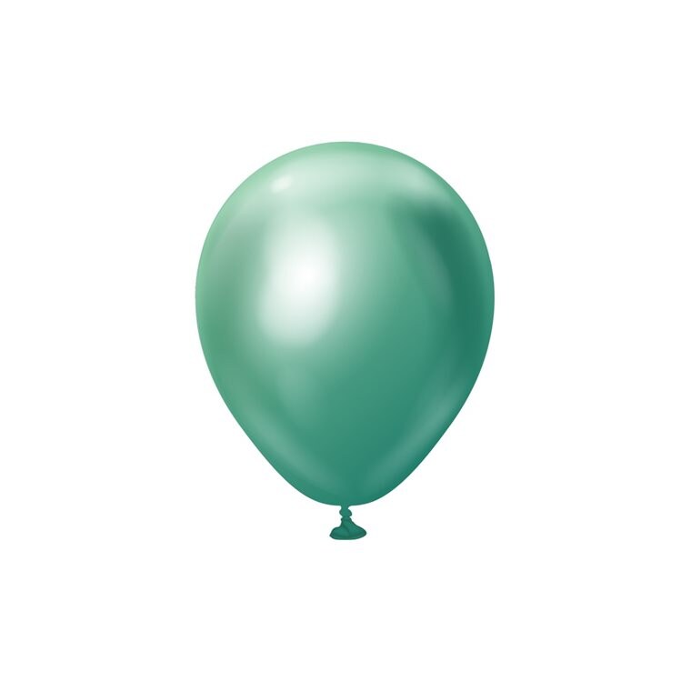 Product Image for Premium Latexballonger Grön Chrome 13 cm 25-pack