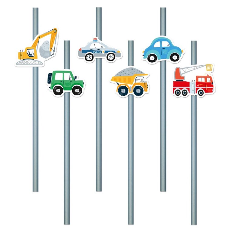 Product Image for Fordon Pappsugrör 6-pack