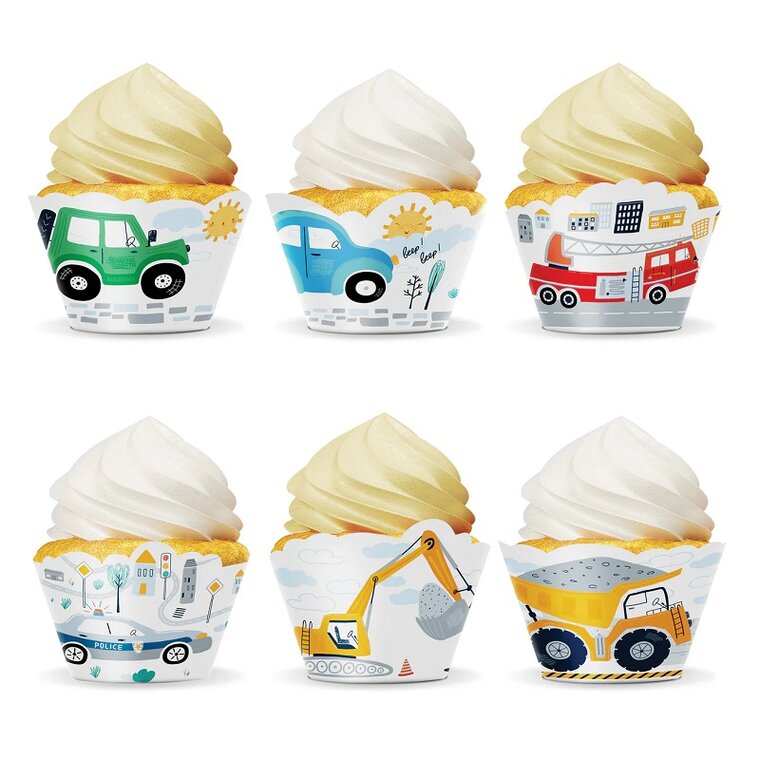 Product Image for Fordon Muffinsöverdrag 6-pack
