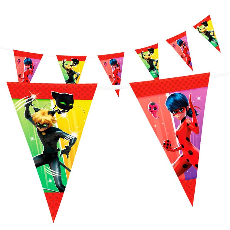 Product Image for Miraculous Ladybug - Flaggirlang 5 meter