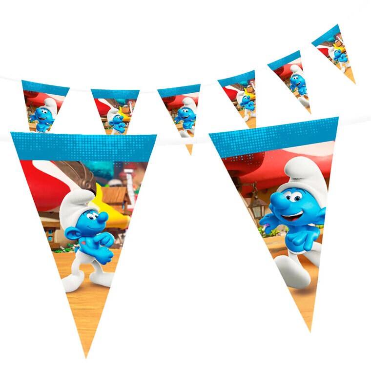 Product Image for Smurfarna - Flaggirlang 5 meter
