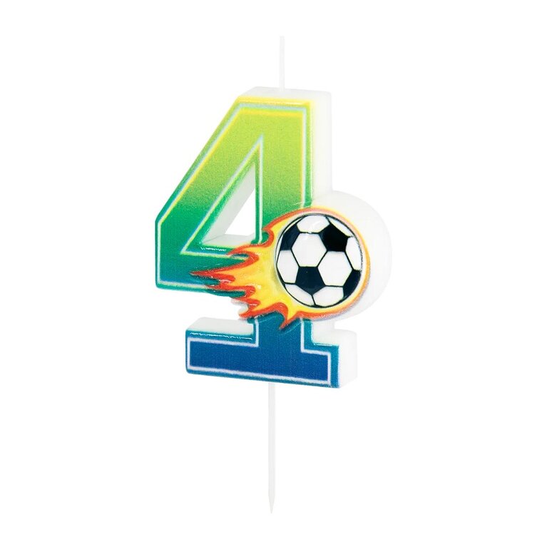 Product Image for Tårtljus Fotboll 4 år