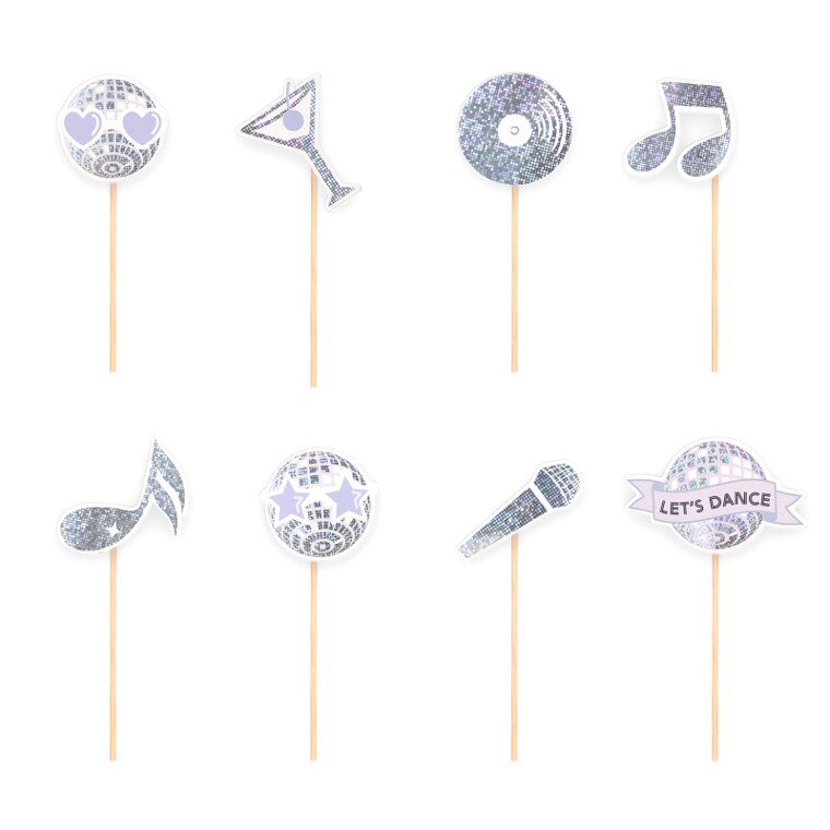 Product Image for Disco - Cake Toppers 8-pack