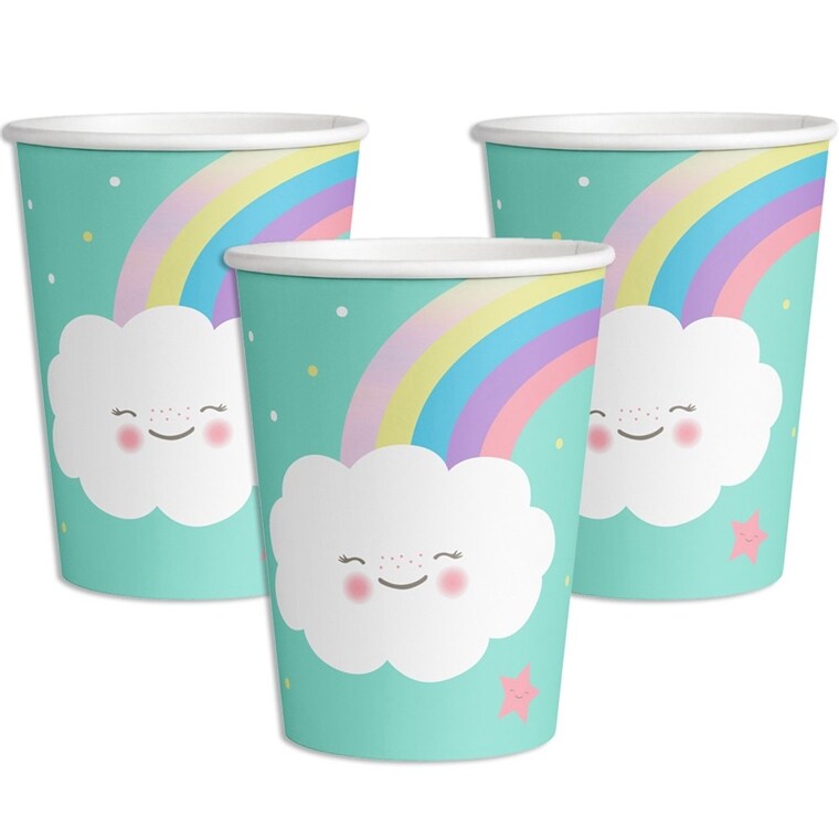 Product Image for Rainbow & Cloud, Muggar 8 st