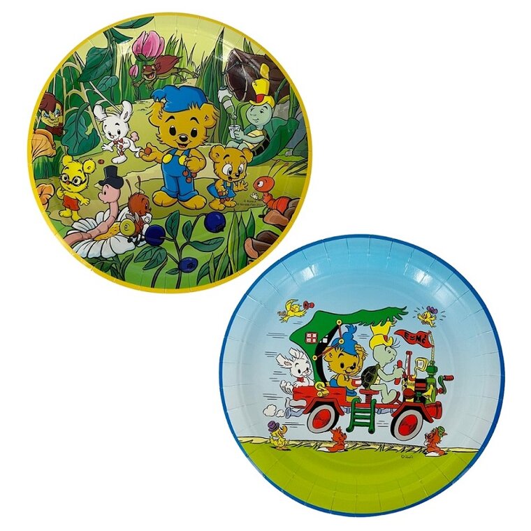 Product Image for Bamse Tallrikar Natur 8-pack
