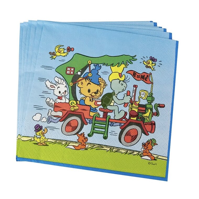 Product Image for Bamse Servetter Bil 16-pack