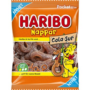Product Image for Haribo Nappar Cola Sur 70 gram
