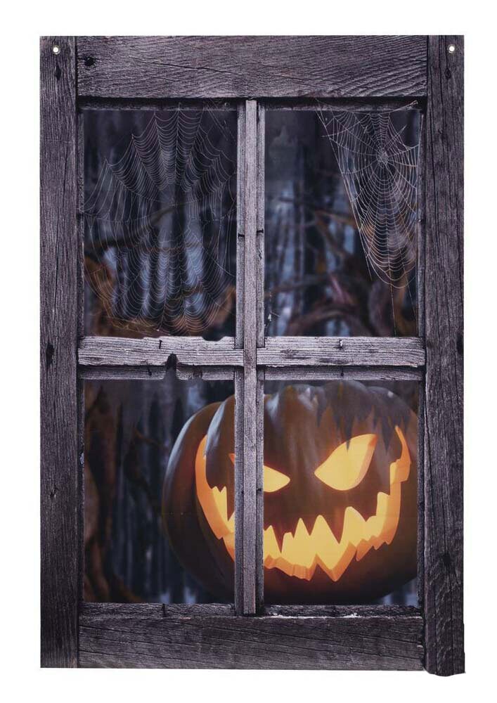 Product Image for Väggdekoration Pumpa i Fönster 80 x 120 cm