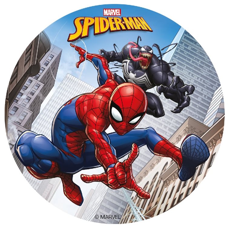 Product Image for Tårtbild Spiderman - Sockerpasta 15,5 cm