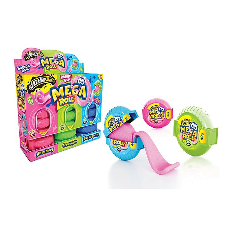 Product Image for Johnny Bee Mega Tuggummirulle 40 gram