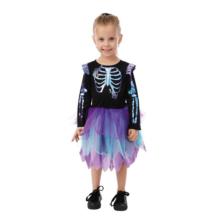 Product Image for Skimrande Skelett Maskeraddräkt Barn 3-4 år (93-104 cm)