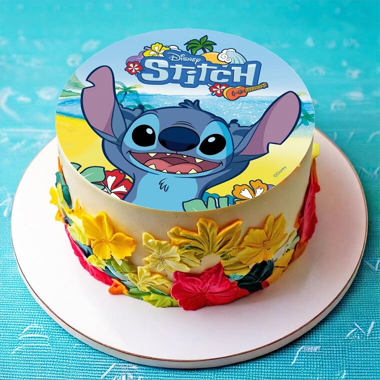 Product Image for Tårtbild Lilo & Stitch - Sockerpasta 20 cm
