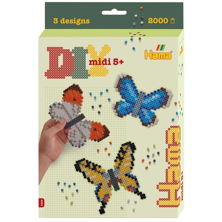 Product Image for Hama - Pärlset Fjärilar 2000 bitar
