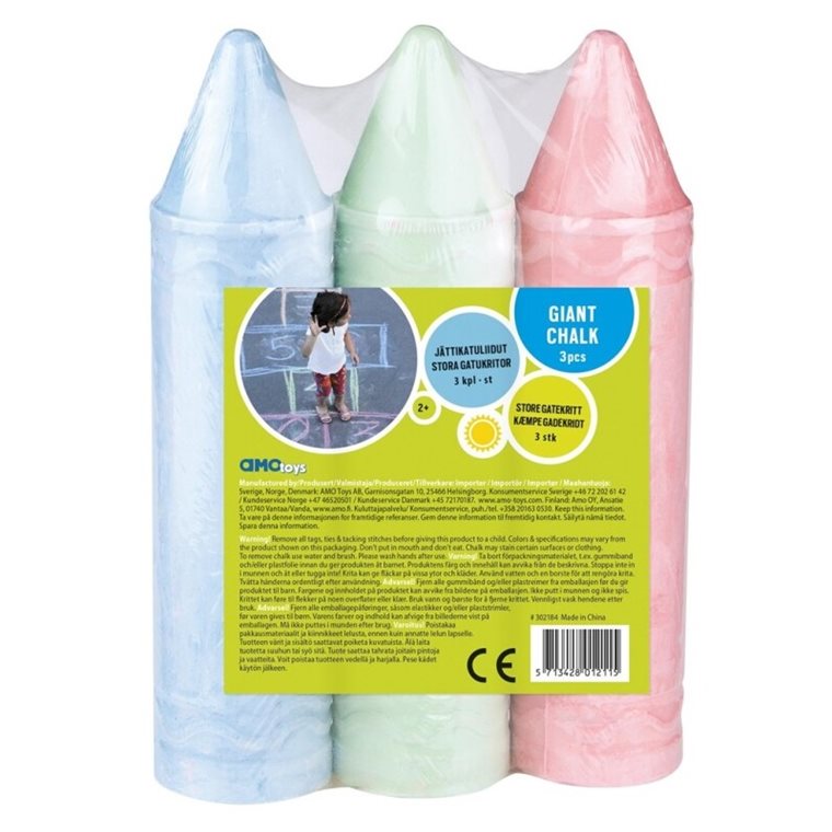 Product Image for Jättestora Gatukritor 3-pack
