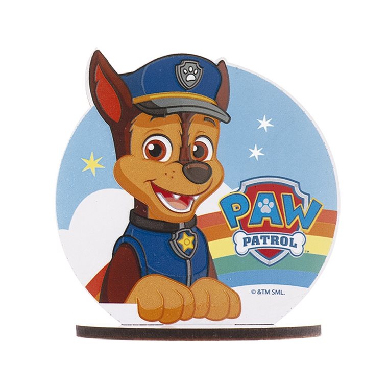Product Image for Tårtdekoration i trä - Paw Parol Chase 12 cm