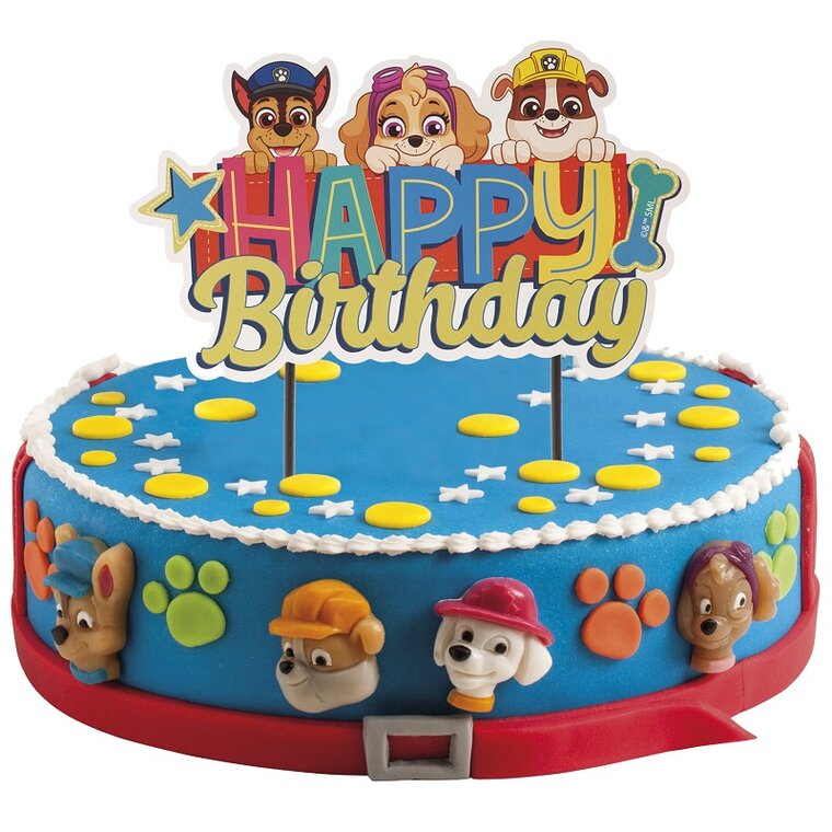 Product Image for Paw Patrol - Cake Topper Happy Birthday