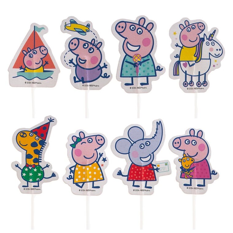 Product Image for Peppa Pig - Cake Toppers 16-pack