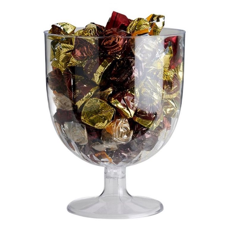Product Image for Godisskål av plast på fot 20 cm