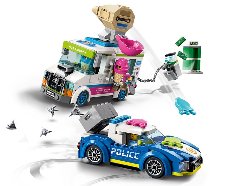 Product Image for LEGO City - Polisjakt efter glassbil 5+