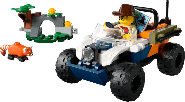 Product Image for LEGO City - Djungeluppdrag med fyrhjuling och röd panda 6+