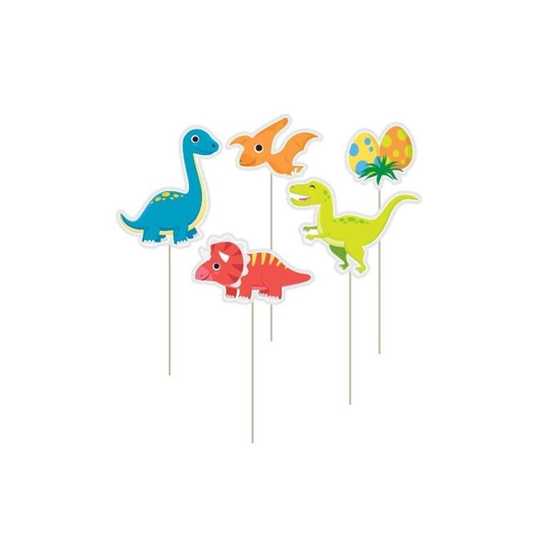 Product Image for Dinosaurie Cake Toppers 12-pack
