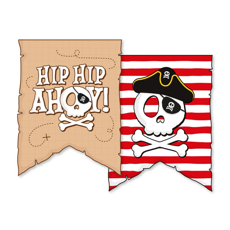 Product Image for Pirate Hip Hip Ahoy Girlang 6 meter
