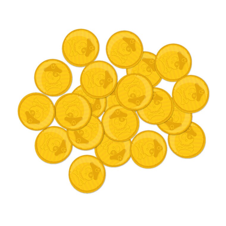 Product Image for Pirate Hip Hip Ahoy Konfetti Guldmynt