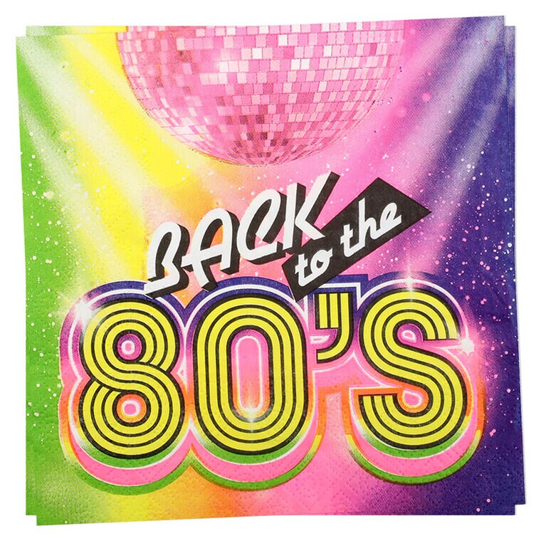 Product Image for Back to the 80s - Servetter 20-pack