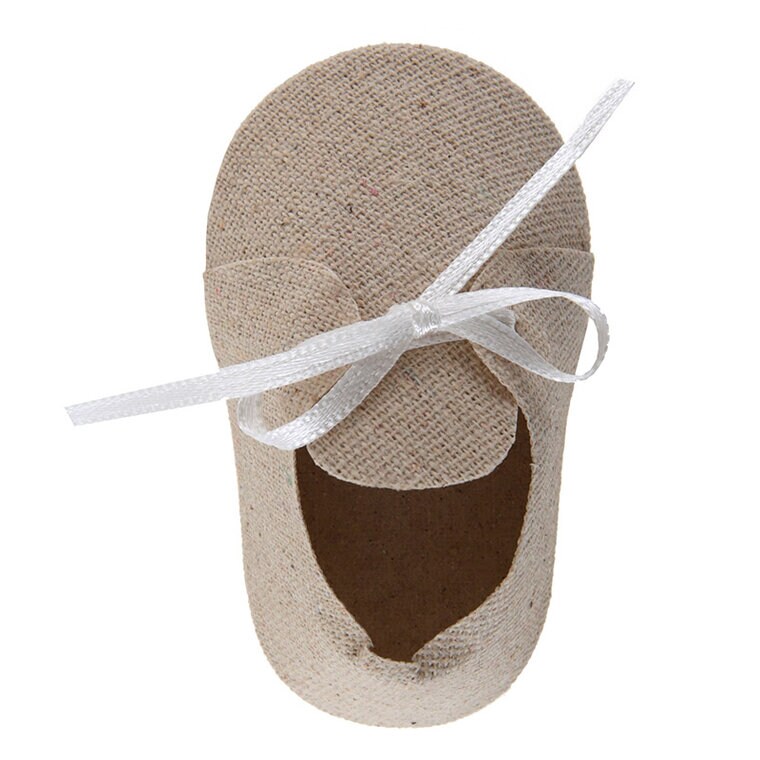 Product Image for Babyshower - Gåvoaskar ljubruna skor 4-pack