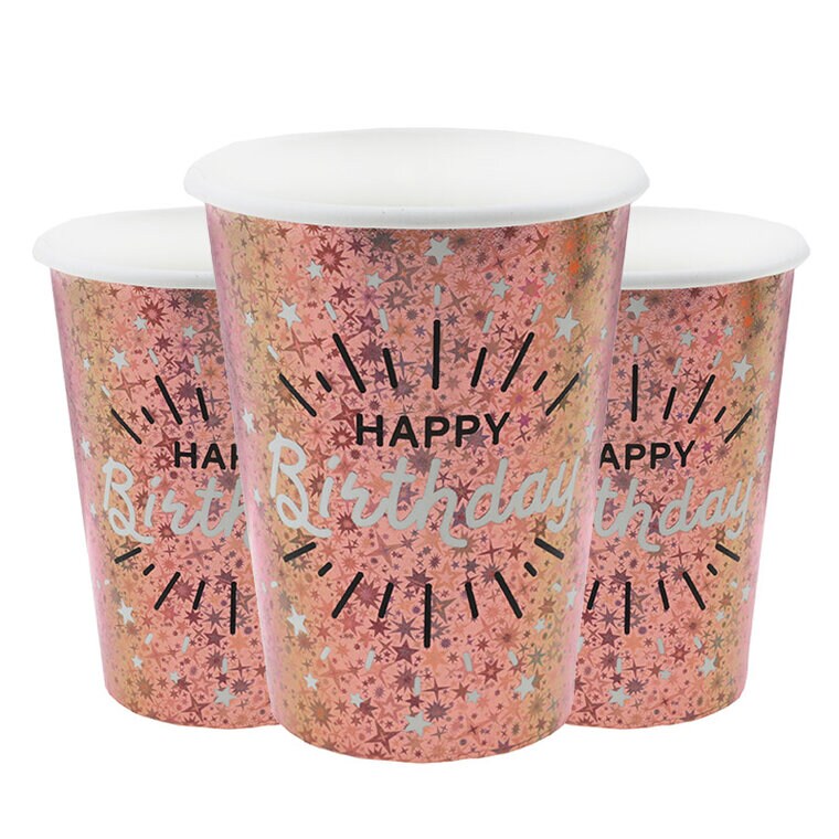 Product Image for Sparkling Happy Birthday - Pappmuggar 10-pack