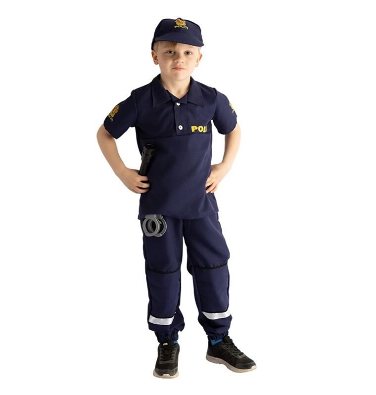 Product Image for Norsk Polis Maskeraddräkt Barn 3-8 år
