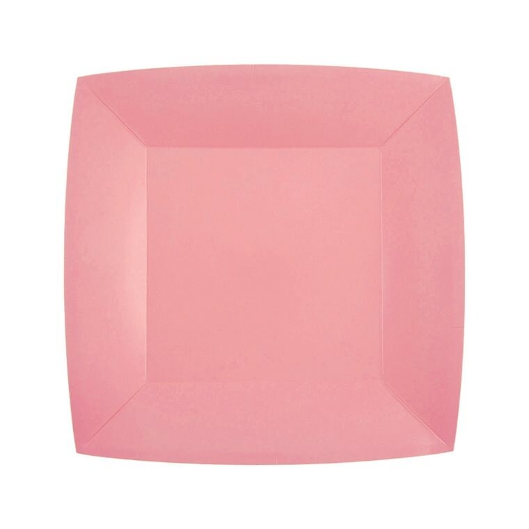 Product Image for Assietter Fyrkantiga 18 cm - Ljusrosa 10-pack