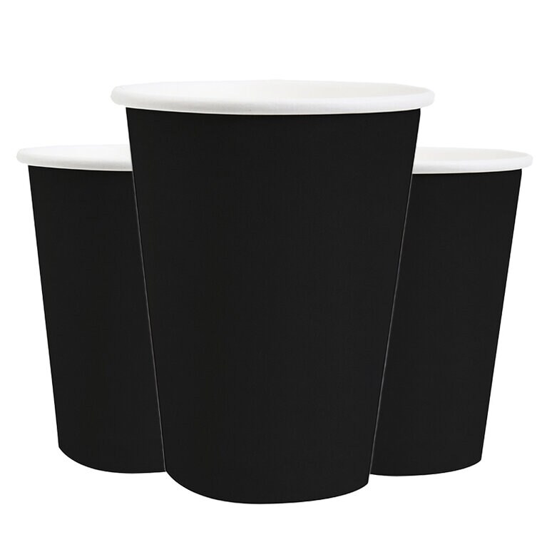 Product Image for Pappmuggar 250 ml - Svarta 10-pack