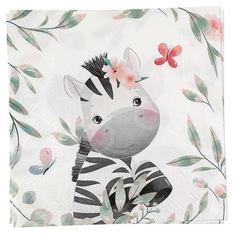 Product Image for Baby Safari - Servetter 20-pack