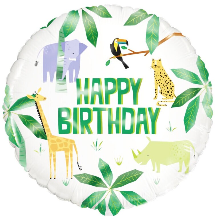 Product Image for Safari Animal - Folieballong 45 cm