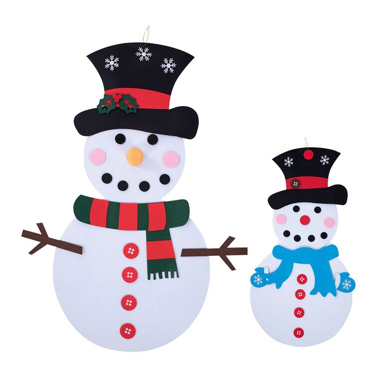 Product Image for DIY julpyssel i filt - Snögubbe 100 cm