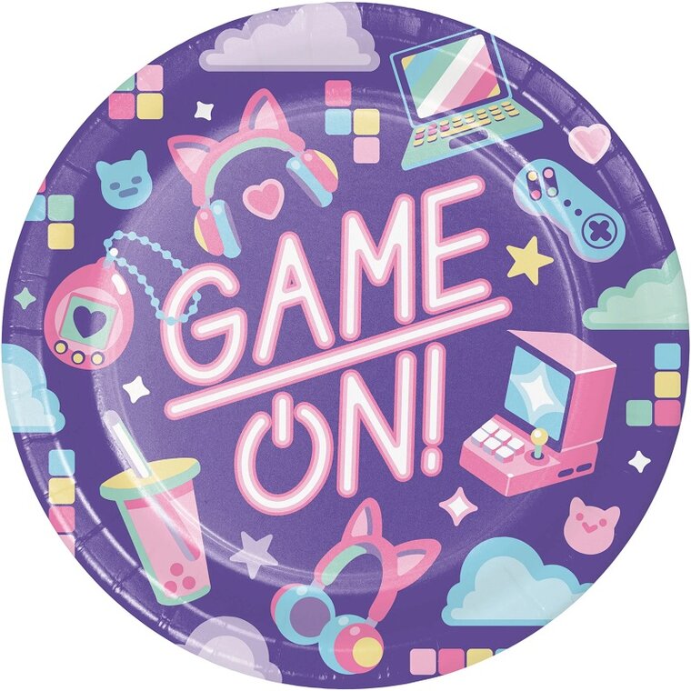 Product Image for Game On Girl - Tallrikar 8-pack