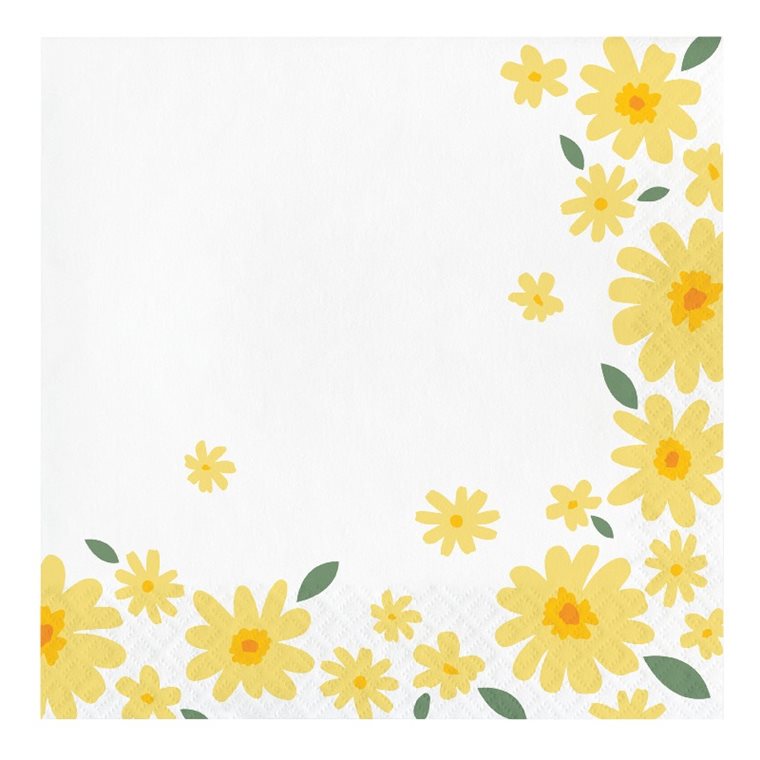 Product Image for Sweet Daisy - Servetter 16-pack