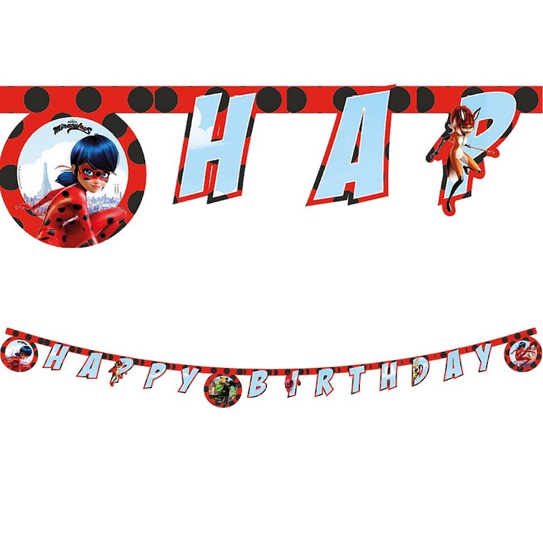 Product Image for Miraculous Ladybug - Girlang Happy Birthday