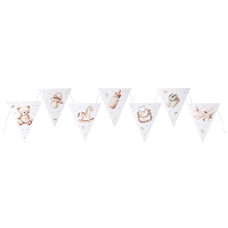 Product Image for Little Teddy Babyshower Flaggirlang 3 meter