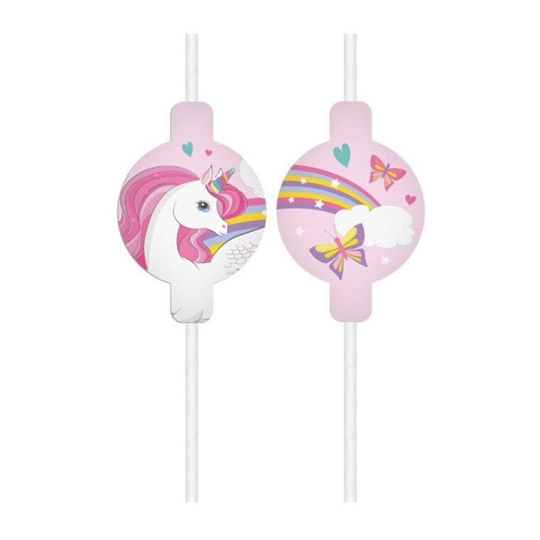 Product Image for Unicorn Rainbow - Pappsugrör 4-pack
