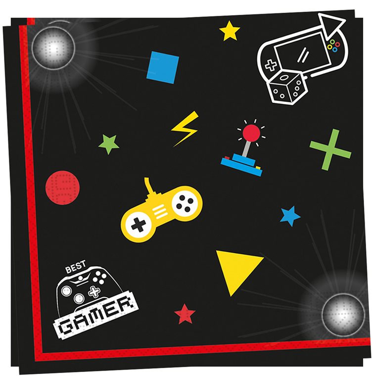 Product Image for Gamers Party - Servetter 20-pack