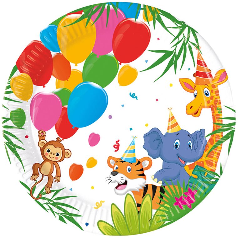Product Image for Jungle Balloons - Tallrikar 8-pack