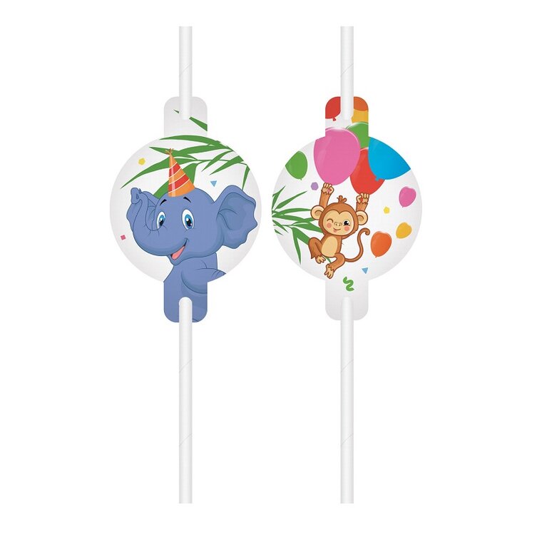 Product Image for Jungle Balloons - Sugrör 4-pack