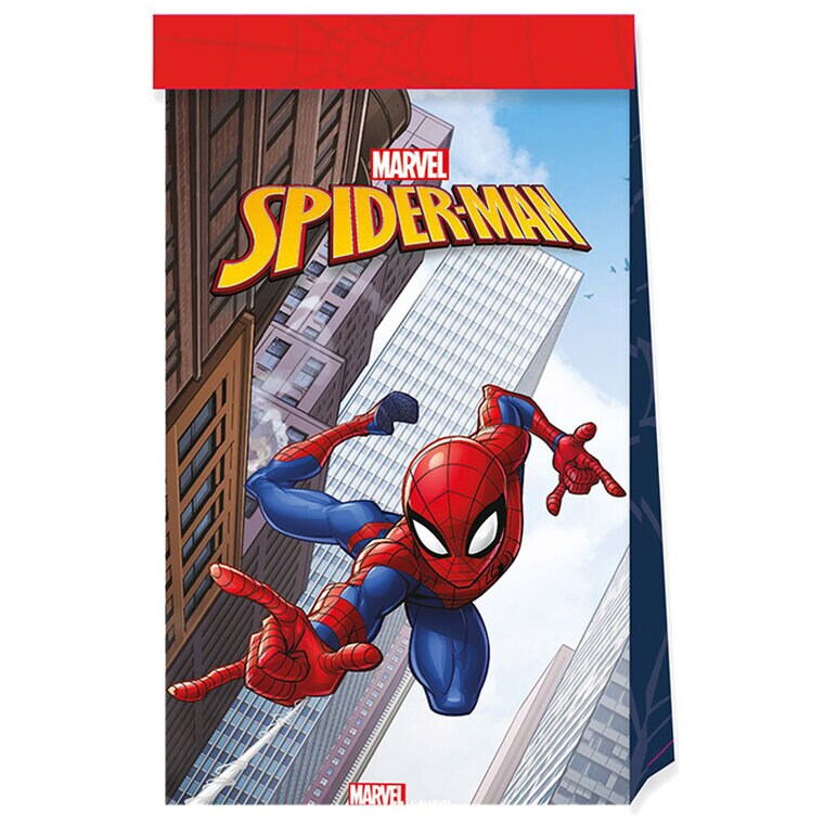 Product Image for Spiderman - Kalaspåsar av papper 4-pack