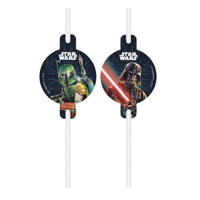 Product Image for Star Wars - Pappsugrör 4-pack